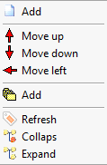 TurboCASH4 - Account groups context menu