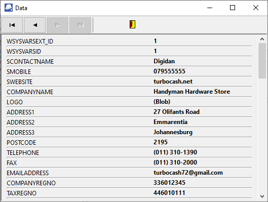 TurboCASH4 - Report designer view datasets
