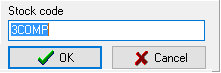 TurboCASH4 - Change stock code