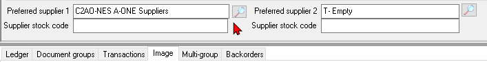 TurboCASH4 - Stock items - context menu - copy supplier